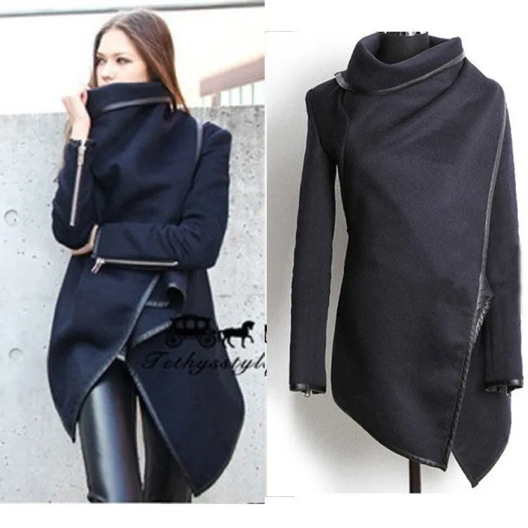 CUTE SHOW BODY FASHION IRREGULAR COATS