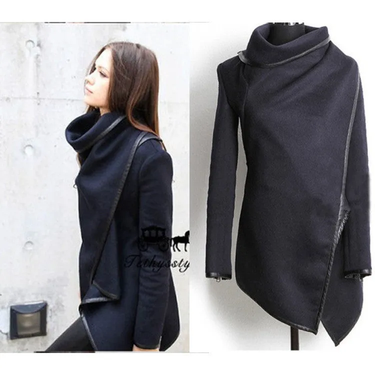 CUTE SHOW BODY FASHION IRREGULAR COATS