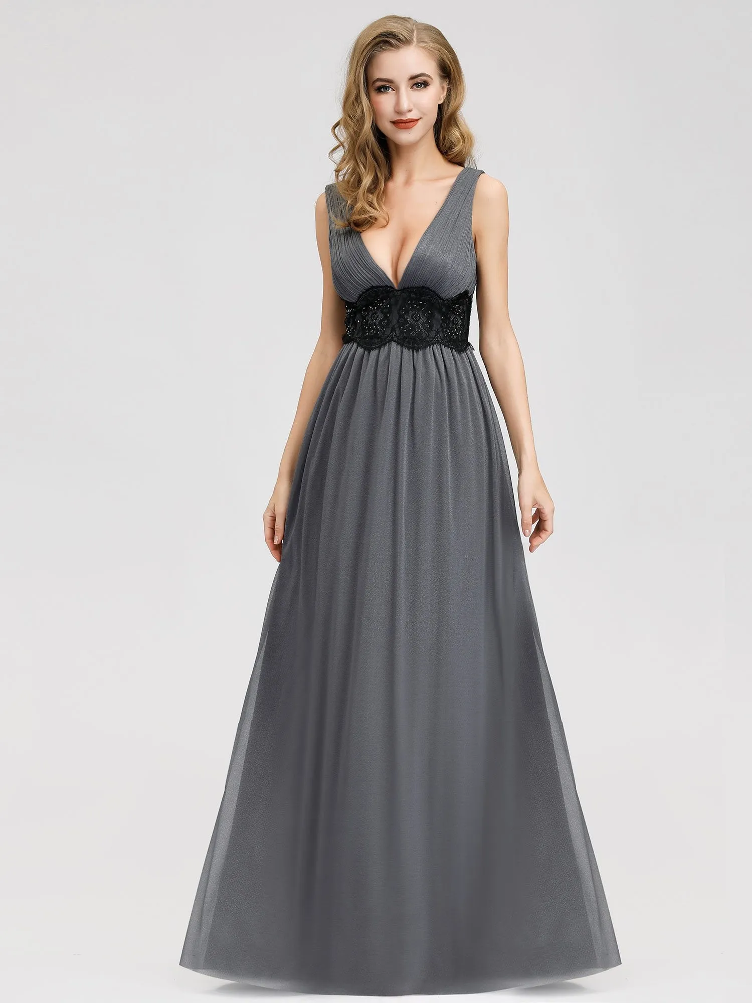 Ever-Pretty Women's A-Line Deep V-Neck Evening Party Maxi Dress EP07880