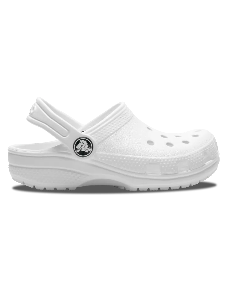 Girls Classic Clogs in White