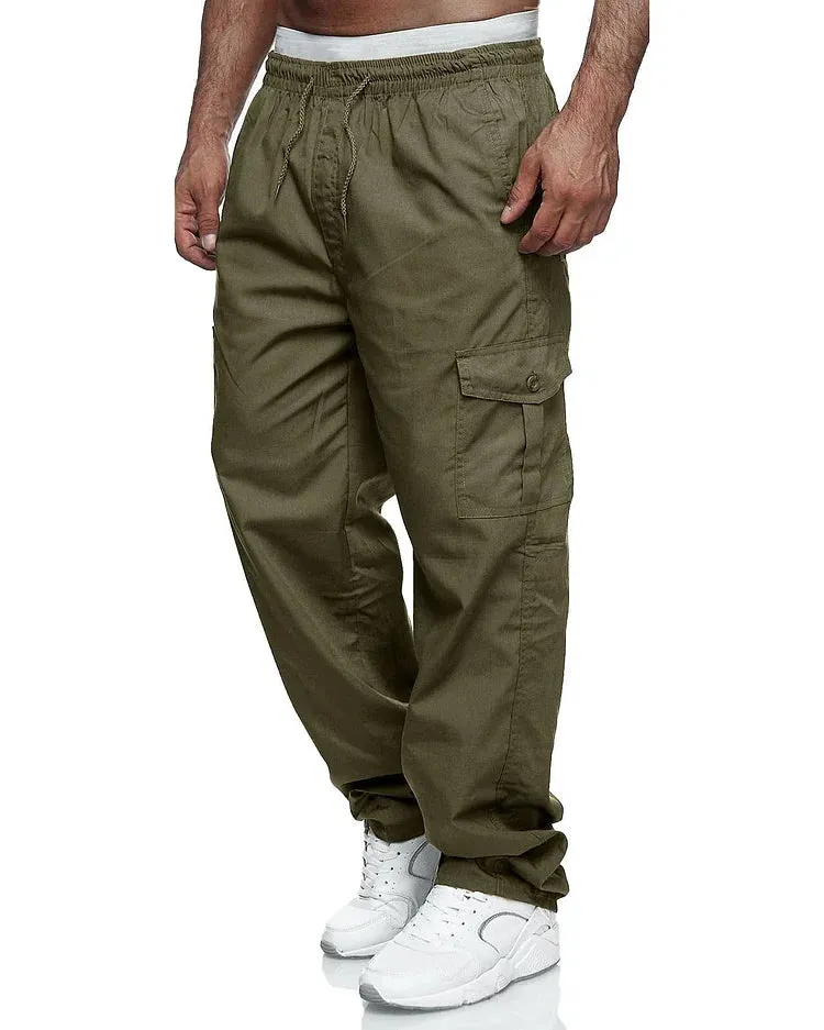 Men's Loose-Fitting Multi-Pocket Cargo Pants | Perfect for Casual Days