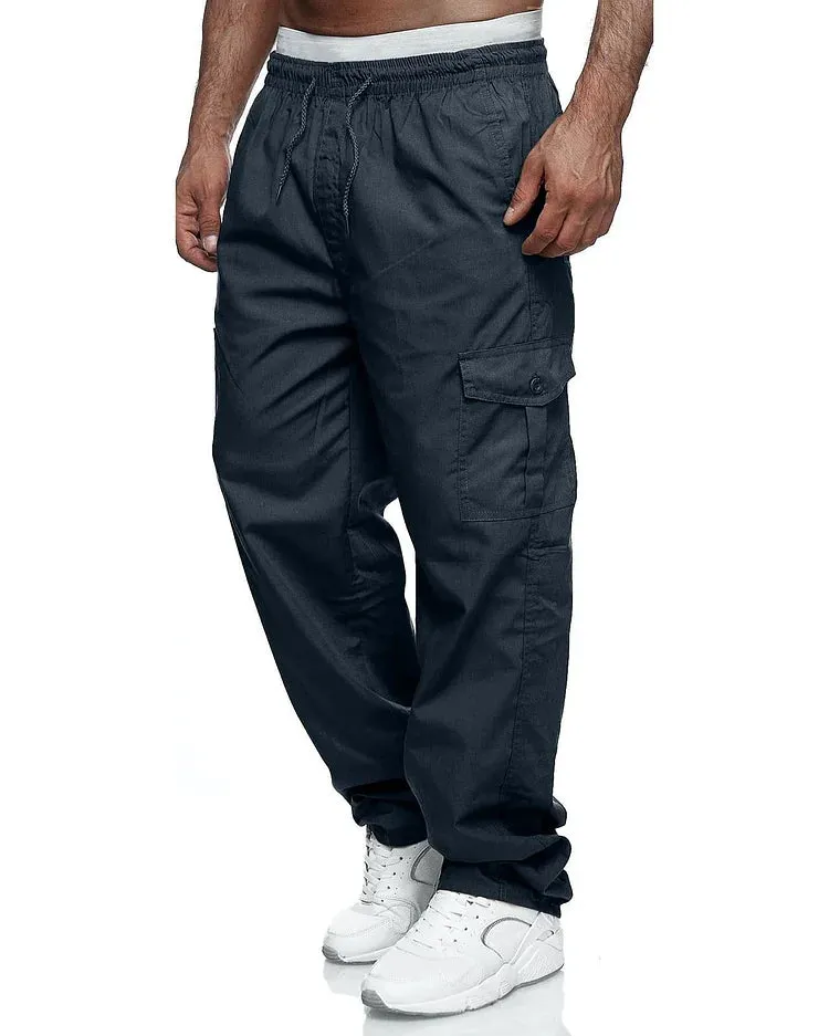 Men's Loose-Fitting Multi-Pocket Cargo Pants | Perfect for Casual Days