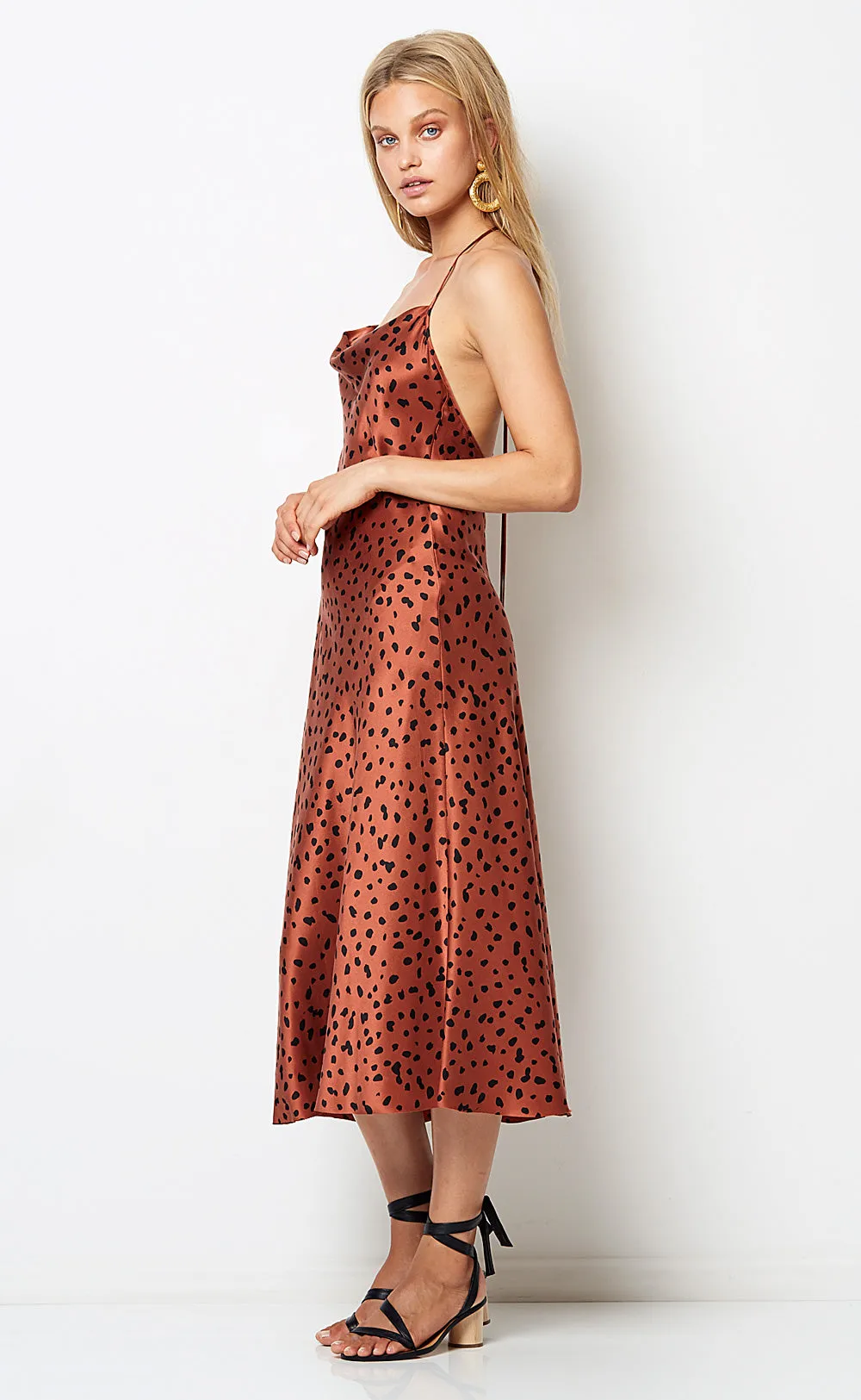 Wild Cat Halter Dress