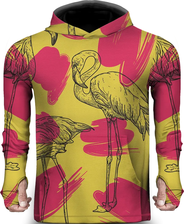 YELLOW BIRD LIGHTWEIGHT SUN HOODIE