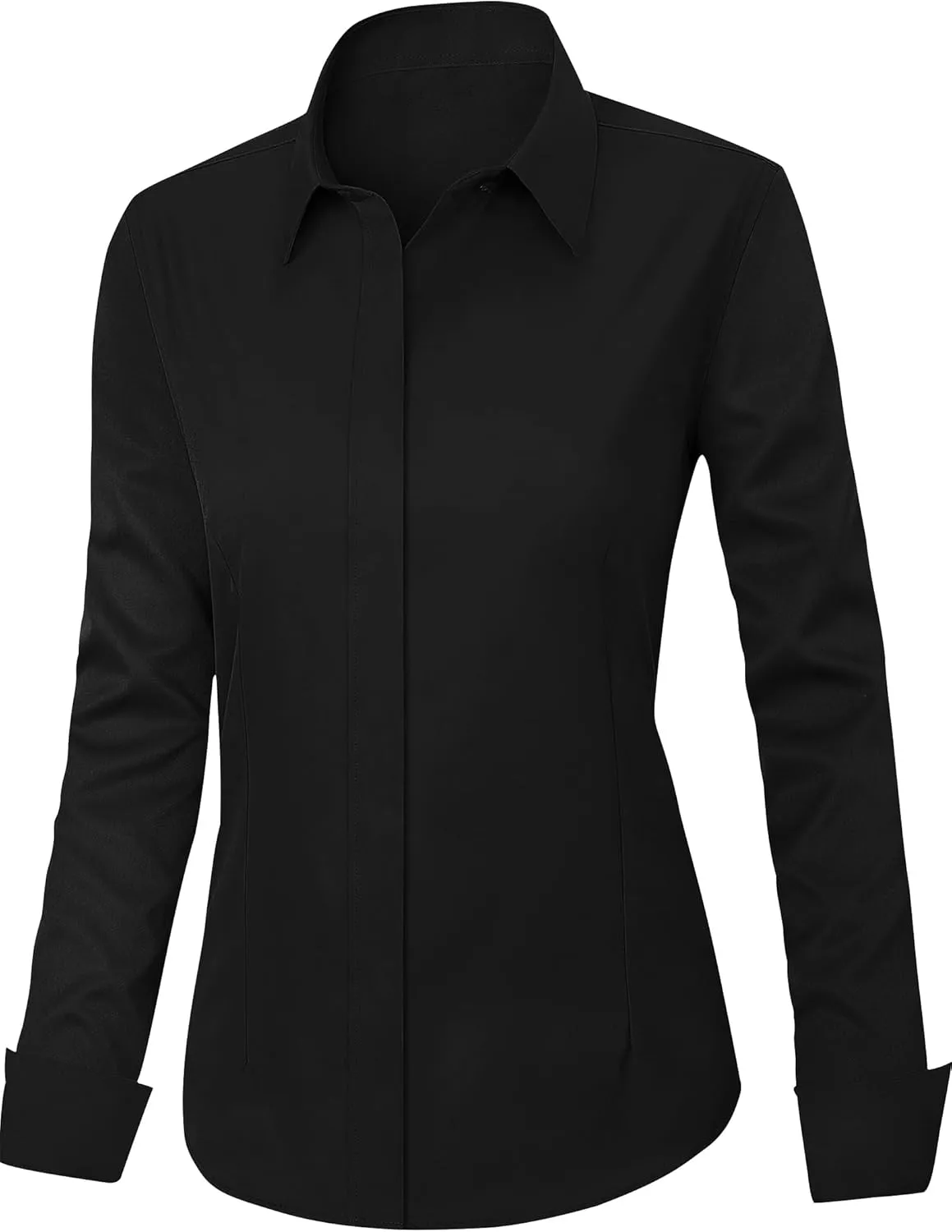 Zeagoo Women's Button Down Shirts Classic Fit Dress Shirt